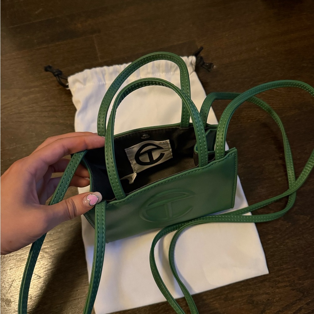 Telfar Small Shopping Bag mini :) dark olive green